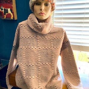 Prana cozy sweater in blush NWOT